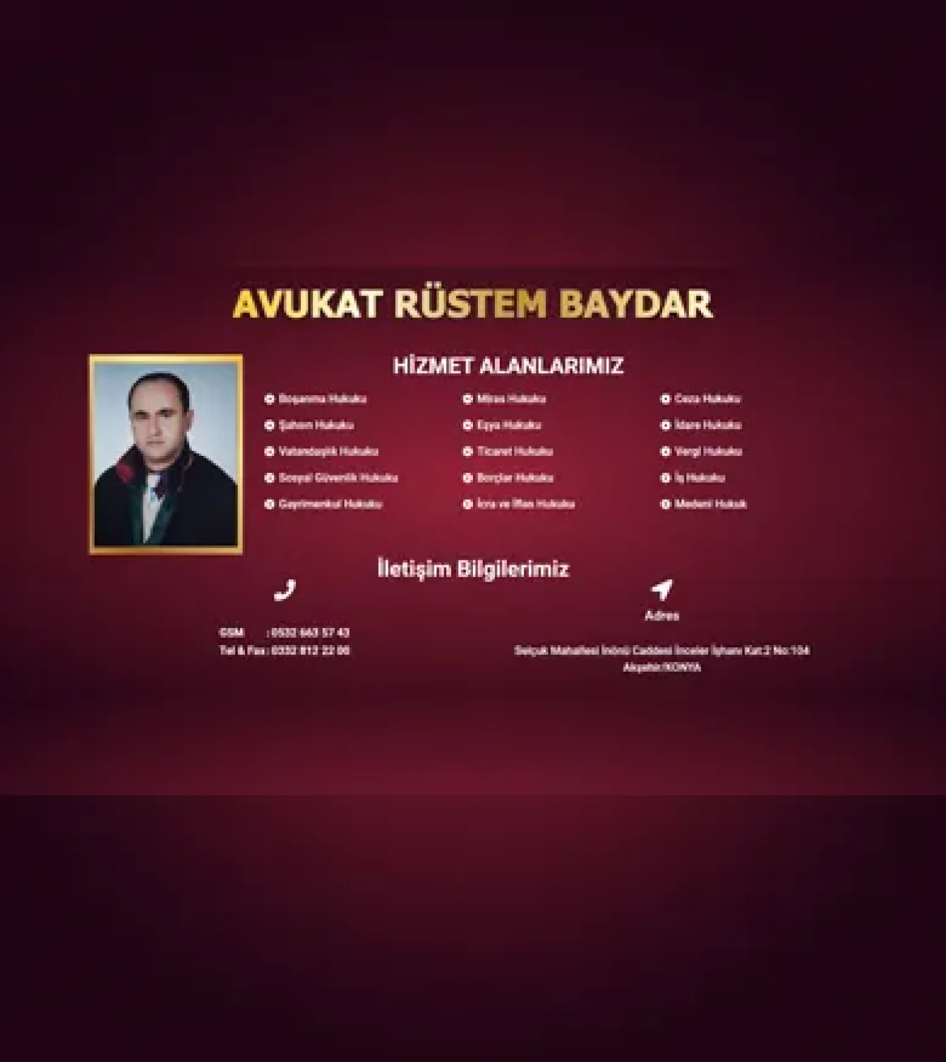 Avukat Rüstem Baydar
